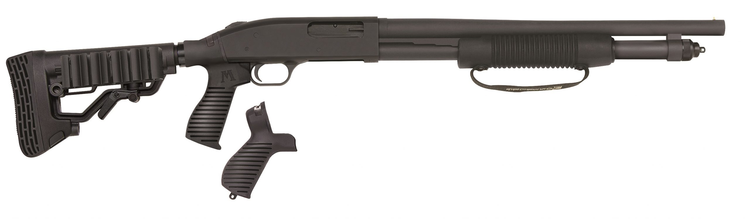 MOSSBERG 590 TACT 12/18.5 PSTL GRIP 7+1