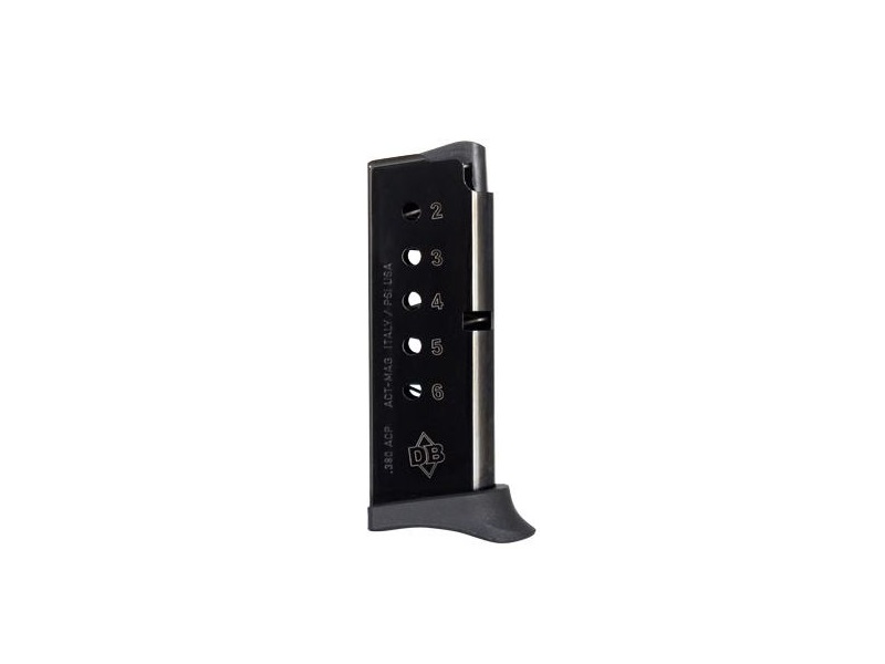 DIAMONDBACK FIREARMS MAGAZINE 380ACP 6RD W/FNGR EXT