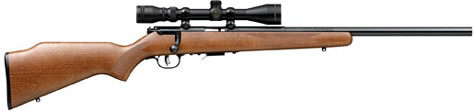 SAVAGE ARMS 93 BOLT 17HMR BL/WD HVBBL PKG
