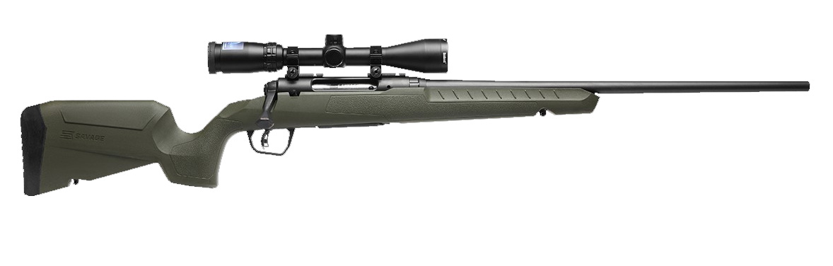 SAVAGE ARMS AXIS 2 CPT 223REM BL/GRN PKG