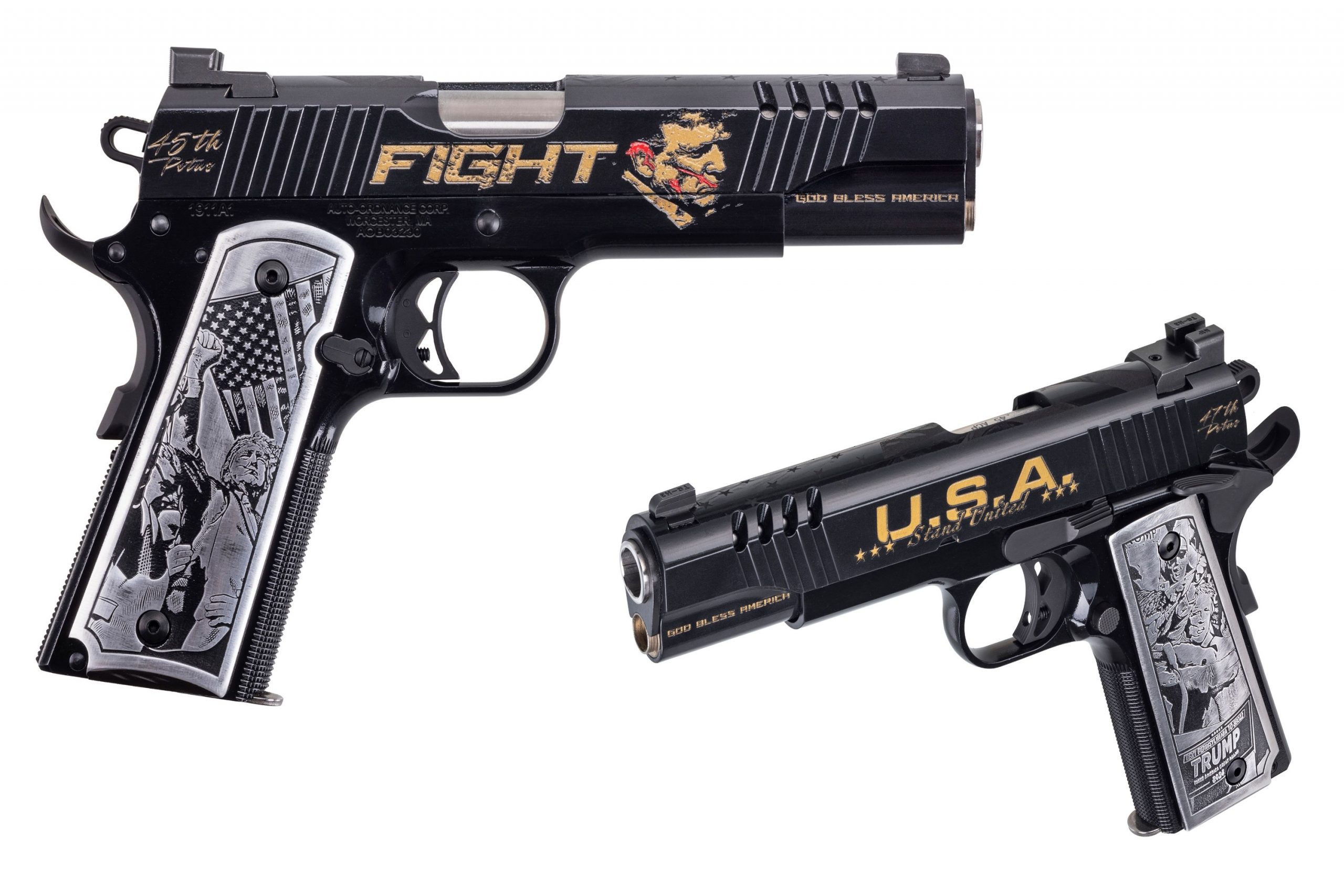 AUTO-ORDNANCE - THOMPSON TRUMP FIGHT 1911 45ACP SS 7+1#