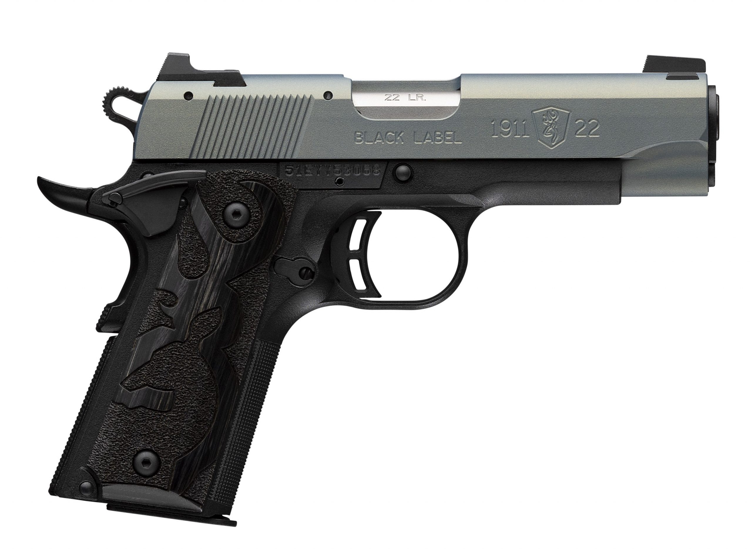 BROWNING 1911-22 BK LBL 22LR 3.6" NL #