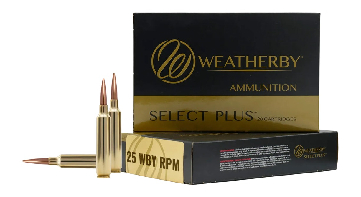 WEATHERBY 25WBY RPM 117GR HORNADY SST