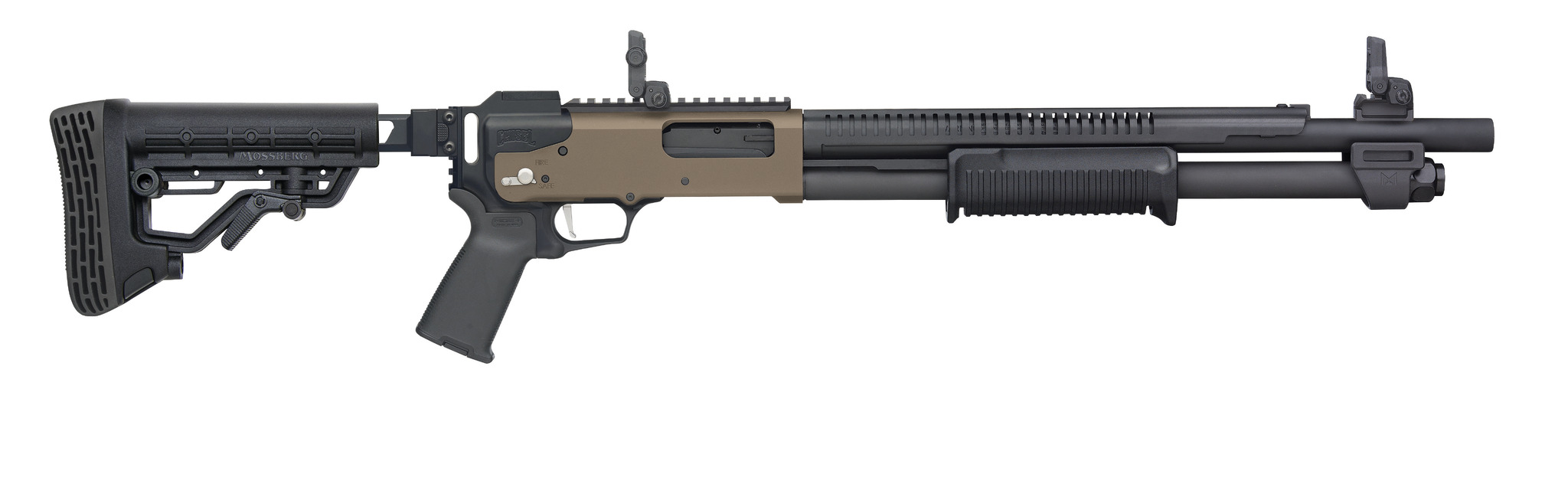 MOSSBERG 590R 12/18.5 6+1 FDE FOLDING